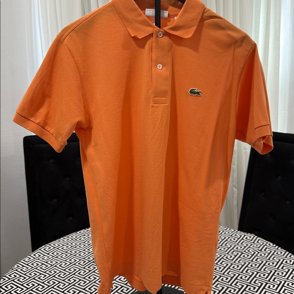 Lacoste Vibrant Orange Polo Shirt